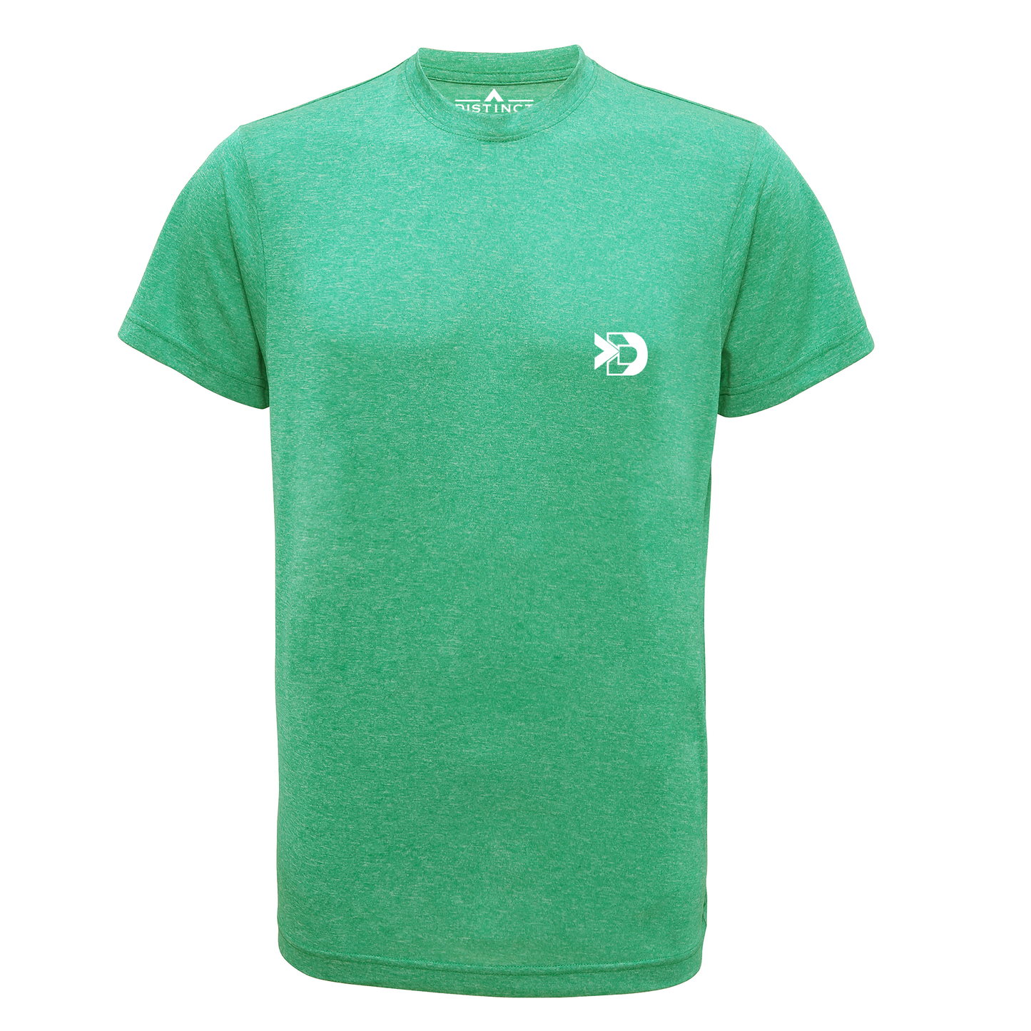 Block Performance Tee (GREEN MELANGE)